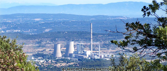 la centrale thermique de Gardanne