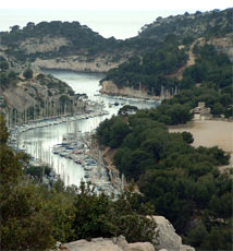 port miou, port et ancienne carrière