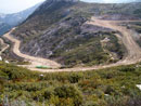 route dans le massif des calanques