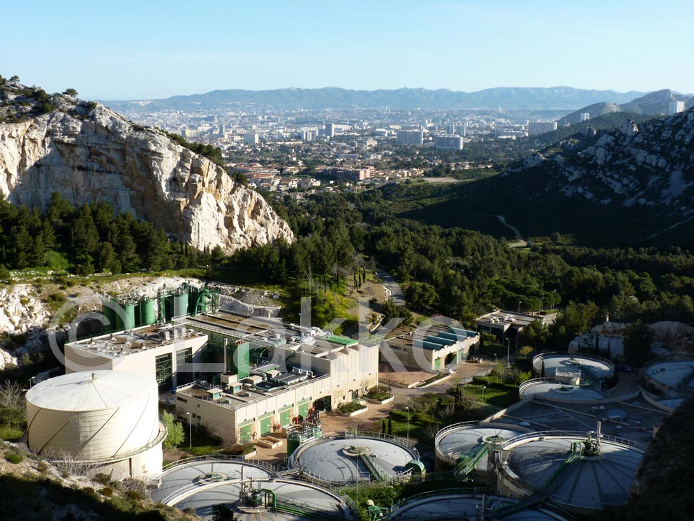 la station d'puration des Calanques