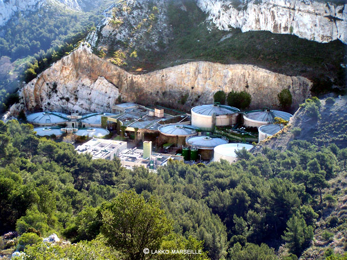 La station d'puration du massif des Calanques