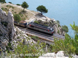 train de la cte bleue